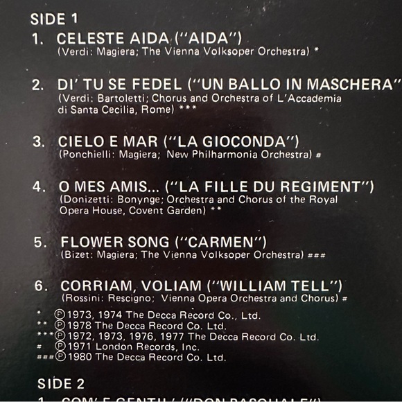 Pavarotti records LP, set of 2 albums - Picture 3 of 7